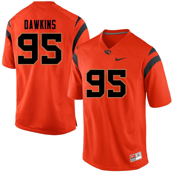 Men #95 Keishon Dawkins Oregon State Beavers College Football Jerseys Sale-Orange - Click Image to Close